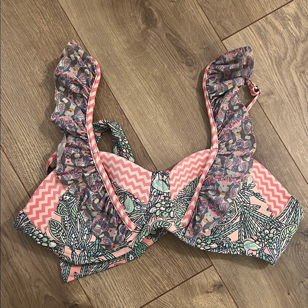 Maaji Vibrant Coral Bikini Top